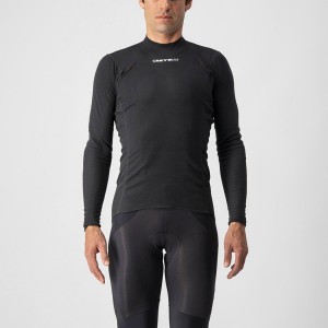 Black Men Castelli FLANDERS WARM LONG SLEEVE Base Layer | PUCR16820