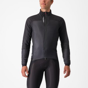 Black Men Castelli FLY THERMAL Jackets | AUYT97416