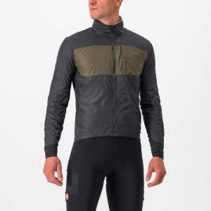 Black Men Castelli UNLIMITED PUFFY Jackets | JHEQ89105