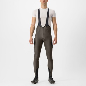 Black Men Castelli UNLIMITED TRAIL Bib Tights | GULJ91264