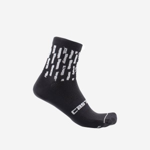 Black Women Castelli AERO PRO W 9 CM Socks | JRFP19637