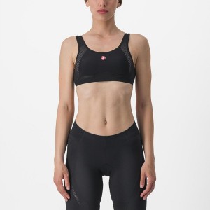 Black Women Castelli ROSSO CORSA BRA Base Layer | ZYAR73286