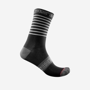 Black Women Castelli SUPERLEGGERA W 12 Socks | PVUI10852