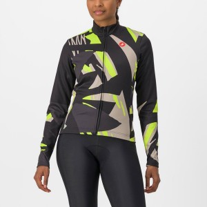 Black Women Castelli TROPICALE LS Jersey | IWQU41295