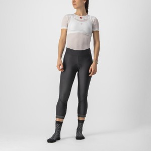 Black / Black Women Castelli VELOCISSIMA THERMAL KNICKER Leggings | NLIR21098