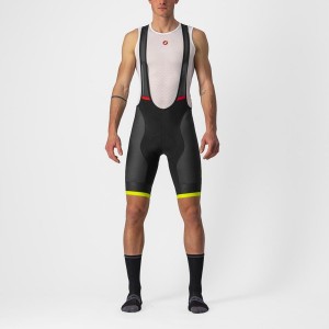 Black / Light Green Men Castelli COMPETIZIONE KIT Bib Shorts | ZURC15689