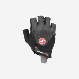 Dark Grey Men Castelli ARENBERG GEL 2 Gloves | JREU86150