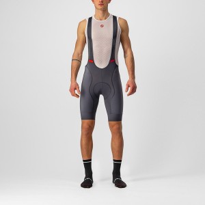 Dark Grey Men Castelli COMPETIZIONE Bib Shorts | EQIO07416