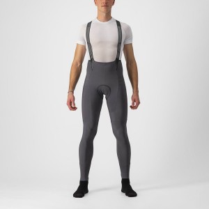 Dark Grey Men Castelli FREE AERO RC Bib Tights | HCLG58096