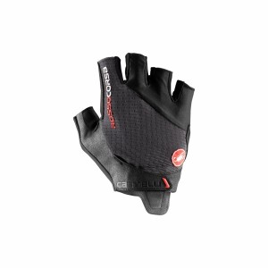 Dark Grey Men Castelli ROSSO CORSA PRO V Gloves | NDXA05634