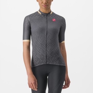 Dark Grey Women Castelli PEZZI Jersey | CGUJ19827