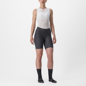 Dark Grey / Orange Women Castelli PRIMA Shorts | BTSE07894