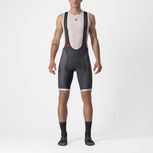 Dark Grey / Silver Grey Men Castelli COMPETIZIONE KIT Bib Shorts | UYNE08614