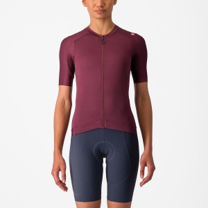 Deep Burgundy / Deep Burgundy Women Castelli ESPRESSO W Jersey | SBYI52094