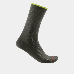 Deep Green Men Castelli PREMIO 18 Socks | GADX69103