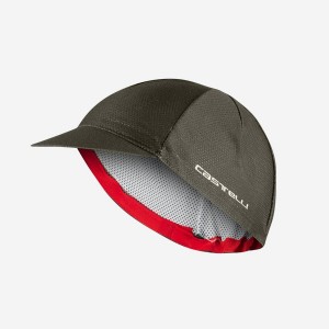 Deep Green Men Castelli ROSSO CORSA 2 Cap | HFYT65830