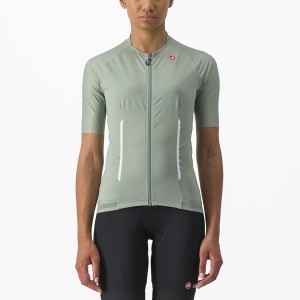 Green Women Castelli ENDURANCE W Jersey | KMZY61249