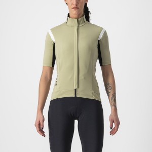 Green Women Castelli GABBA RoS 2 W Jackets | TYXV34875