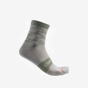 Grey Women Castelli CLIMBER'S 3.0 12 CM Socks | CKEG60982