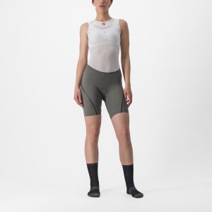 Grey / Dark Grey Women Castelli VELOCISSIMA 3 Shorts | OVGD62519