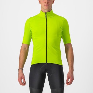 Light Green Men Castelli PERFETTO RoS 2 WIND Jackets | TJGD26710