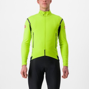 Light Green / Dark Grey Men Castelli PERFETTO RoS 2 Jackets | JNCQ83154