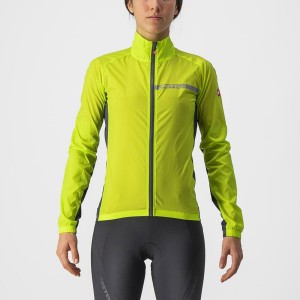 Light Green / Dark Grey Women Castelli SQUADRA STRETCH W Protection | RIBG70834