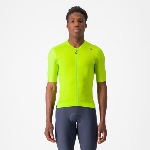 Light Green / Deep Green Men Castelli ESPRESSO Jersey | ERCF47206