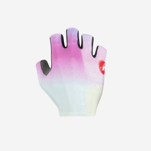 Multicolor Purple Men Castelli COMPETIZIONE 2 Gloves | ILHK30416