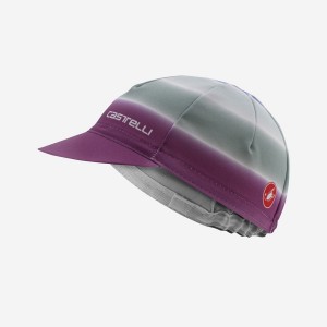 Purple White Women Castelli DOLCE Cap | ECZP28307