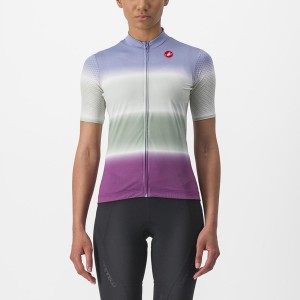 Purple White Women Castelli DOLCE Jersey | AWMV27560