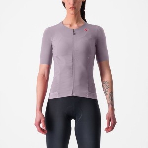 Purple White Women Castelli PREMIO W Jersey | MKHZ46795