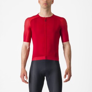 Red Men Castelli AERO RACE 7.0 Jersey | OSBZ01368