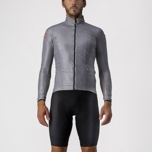 Silver Grey Men Castelli ARIA SHELL Protection | XUQD29350