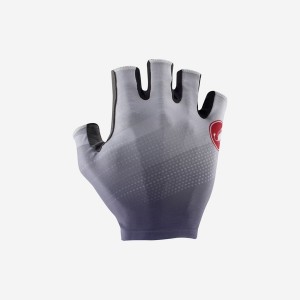 Silver Grey Men Castelli COMPETIZIONE 2 Gloves | SUYE36025