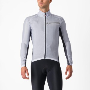 Silver Grey / Dark Grey Men Castelli SQUADRA STRETCH Protection | CSWJ42589