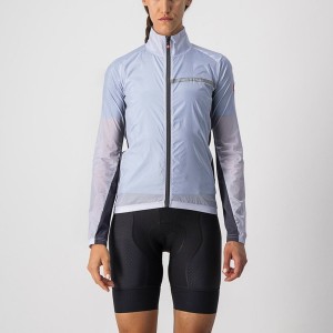 Silver Grey / Dark Grey Women Castelli SQUADRA STRETCH W Protection | HKSY42856