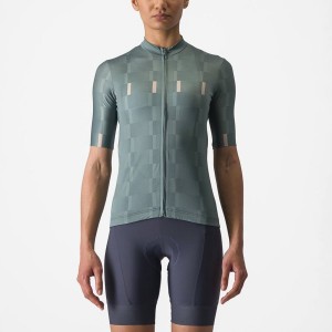 Turquoise Women Castelli DIMENSIONE Jersey | HFRB07415