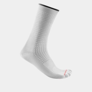 White Men Castelli PREMIO 18 Socks | HISB82730