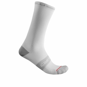 White Men Castelli SUPERLEGGERA T 18 Socks | CXEG51938