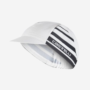 White / Black Men Castelli CLASSICO Cap | WTZL26018