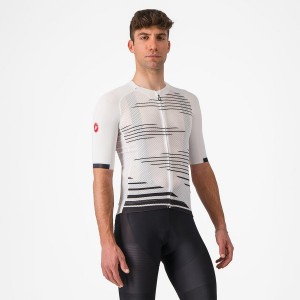 White / Black Men Castelli CLIMBER'S 4.0 Jersey | TNRM95341