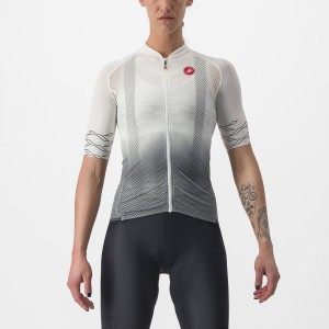 White / Olive Women Castelli CLIMBER'S 2.0 W Jersey | OEXV90512