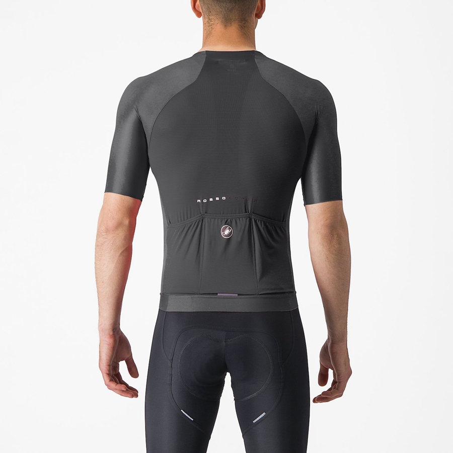 Black Men Castelli AERO RACE 7.0 Jersey | GHYC82013