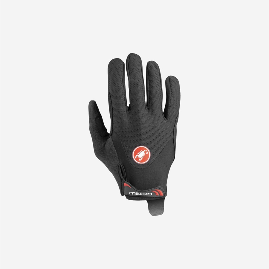 Black Men Castelli ARENBERG GEL LF Gloves | HFCJ78196