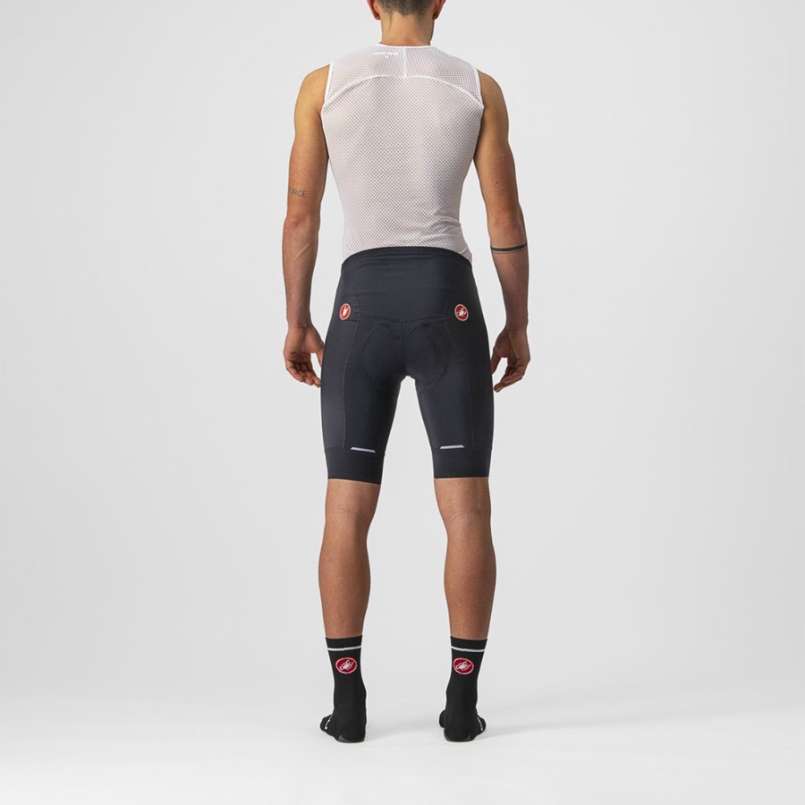 Black Men Castelli COMPETIZIONE Shorts | MLXJ32416