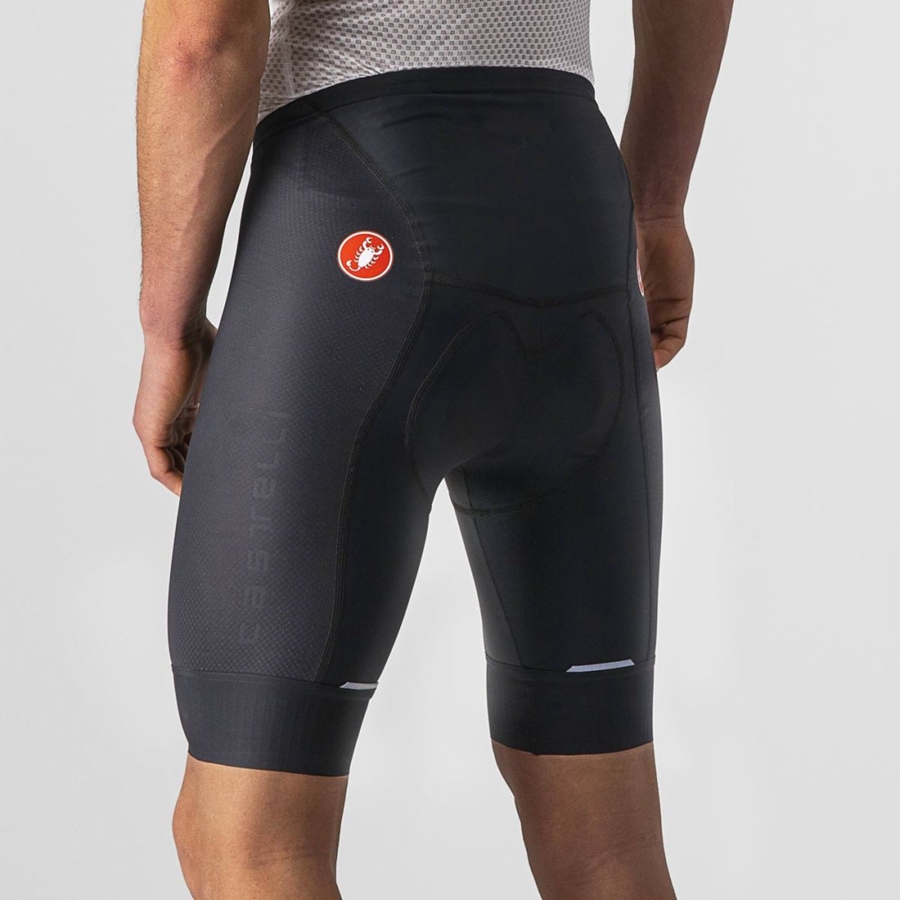 Black Men Castelli COMPETIZIONE Shorts | MLXJ32416