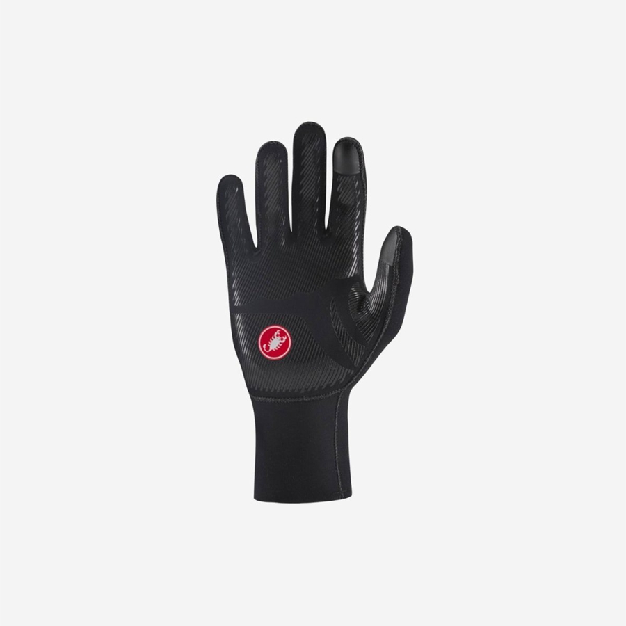 Black Men Castelli DILUVIO ONE Gloves | RNGO76504