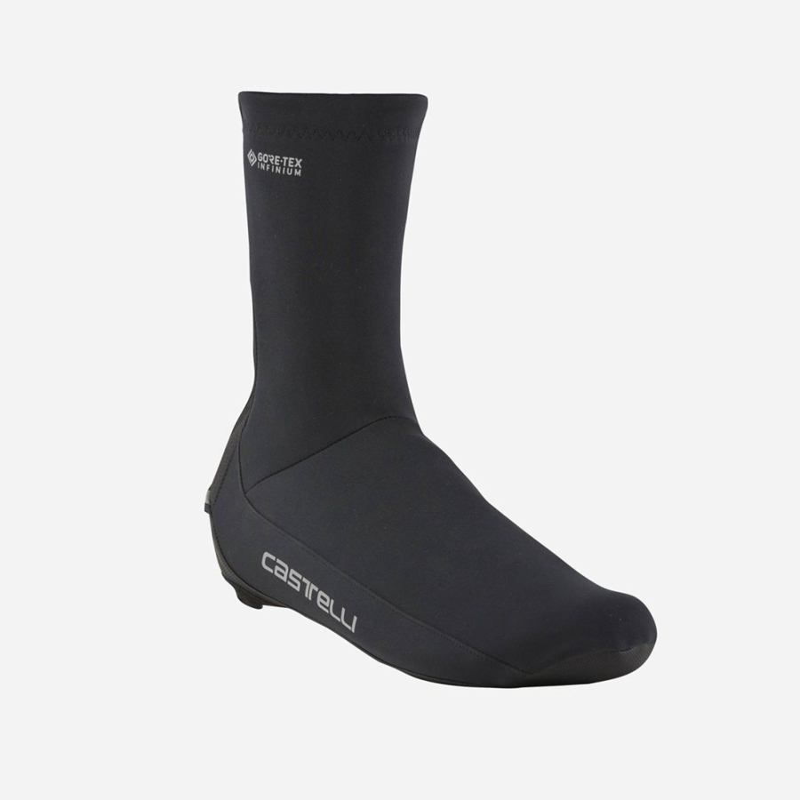 Black Men Castelli ESPRESSO Shoecovers | GFYM15402