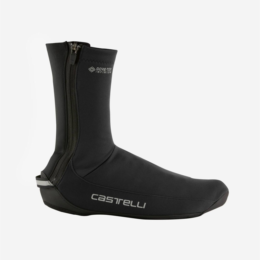 Black Men Castelli ESPRESSO Shoecovers | GFYM15402